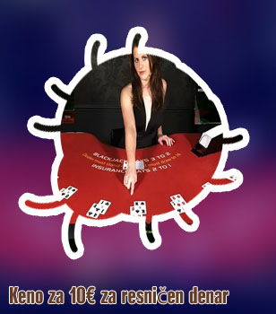 Blackjack za 1€ za resničen denar